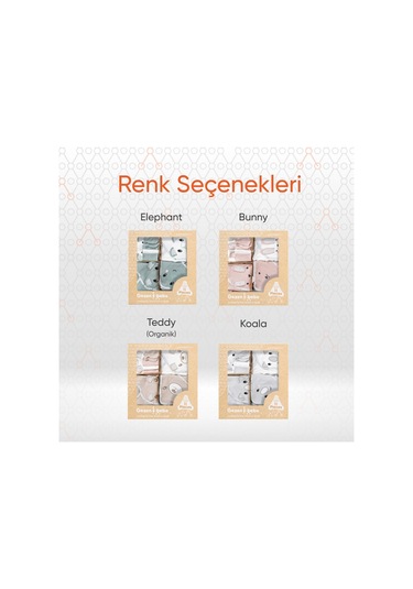 Gezenbebe Hero Bebek Hastane Çıkış Seti 11 Parça Gri