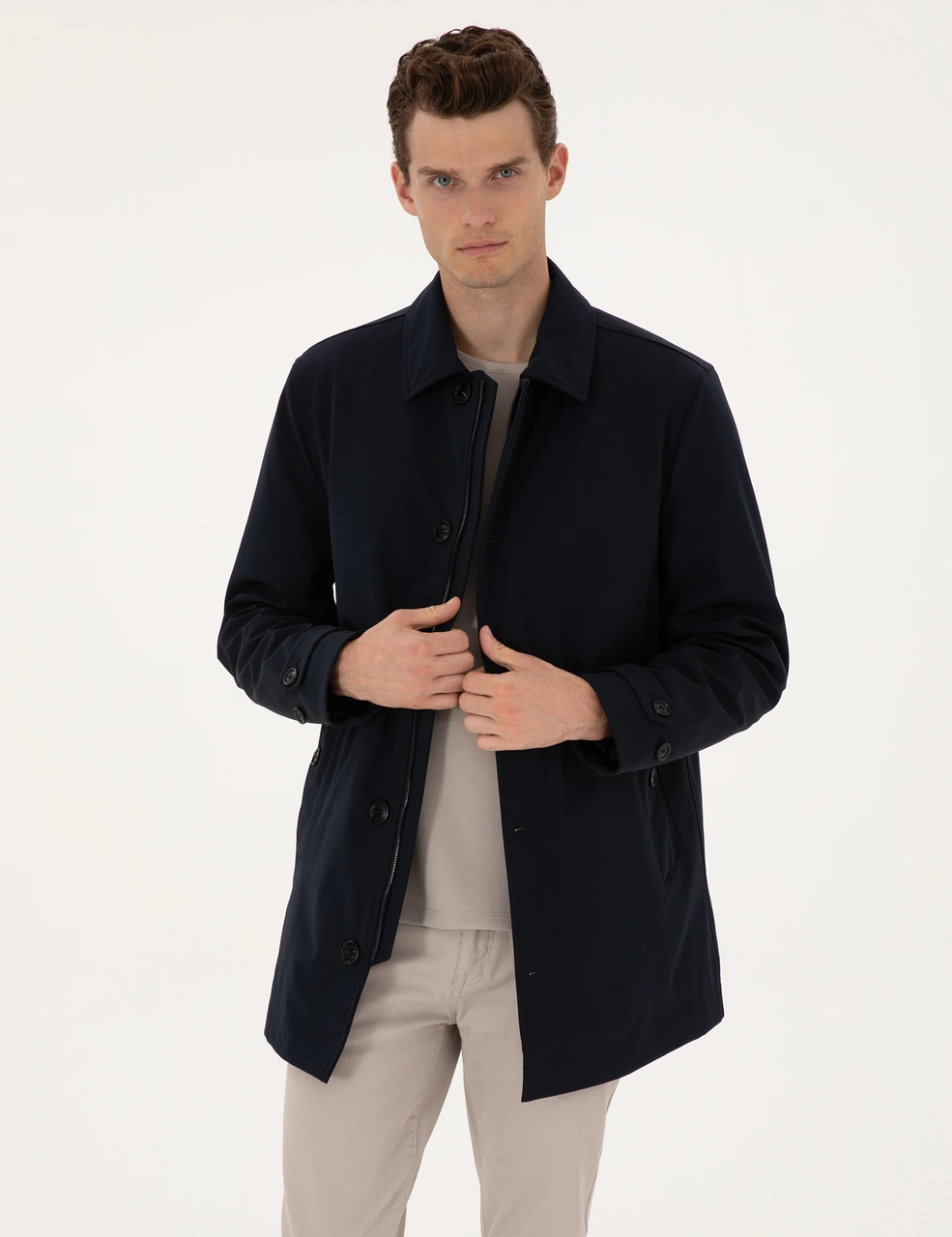 Pierre Cardin Erkek Lacivert Kaban 50314149-vr033 Lacivert