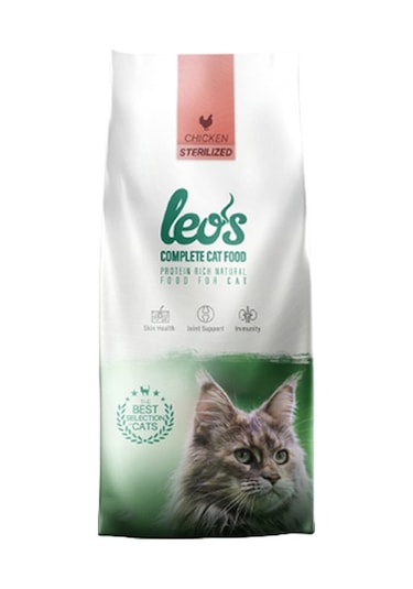 Leos Tavuklu Yetişkin Kısırlaştırılmış Kedi Maması  15 KG