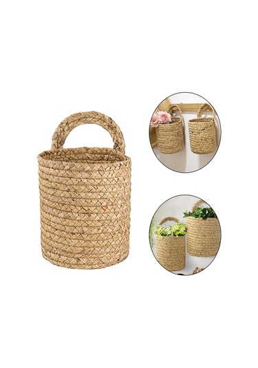 Suntek Magideal Saplı Dokuma Hasır Sepet Veya Stand Düz