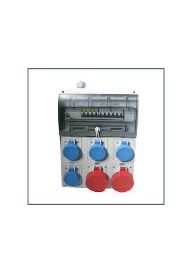 Novsen Ip66 Kombinasyon Panosu 4ad. 3x16a , 2ad. 5x32a