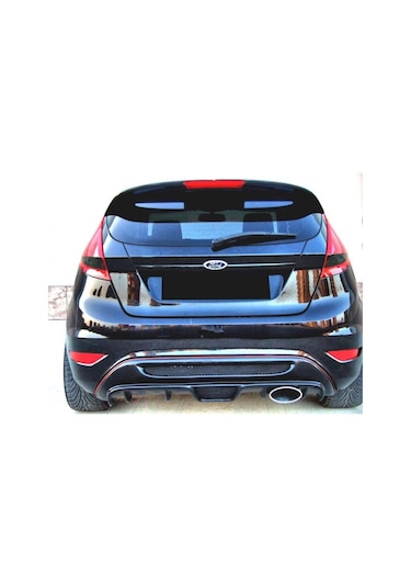 Ford Fiesta (2009-2016) Izgaralı Arka Tampon Eki - Difüzör (plast