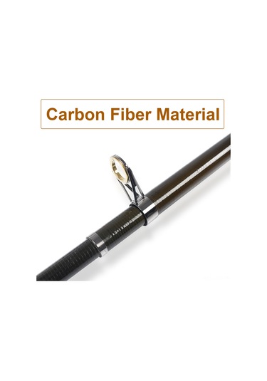 Springsun Taşınabilir Kısa Balıkçılık Olta Çubuğu, Deniz Ve Açık Hava Avı İçin Metal Ve Karbon Karışımı