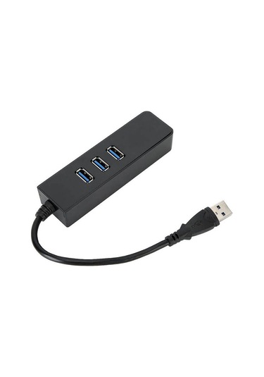 3 Port Usb 3.0 Hub Çoklayıcı Usb Gigabit Ethernet Rj45 1000Mbps