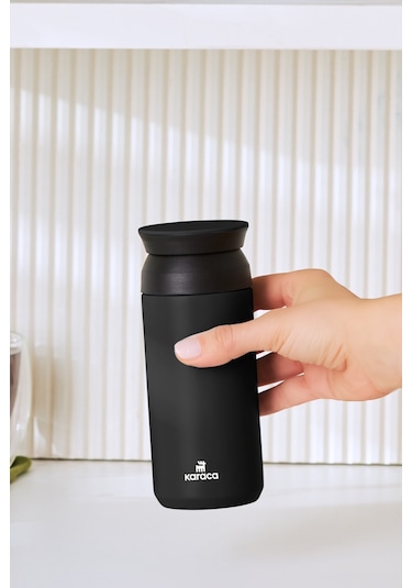 Karaca Rainbow Paslanmaz Çelik Termos 350 ML Siyah
