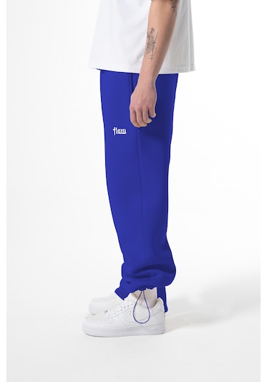 Flaw Atelier Baggy Eşofman Altı-28818 Saks Mavi