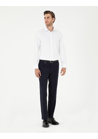 Pierre Cardin Erkek Beyaz Gömlek Desenli 50296573-vr013 Beyaz