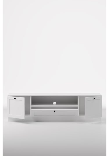 Terra Tv Ünitesi 160x46x35 Cm Beyaz - Modern Tasarım
