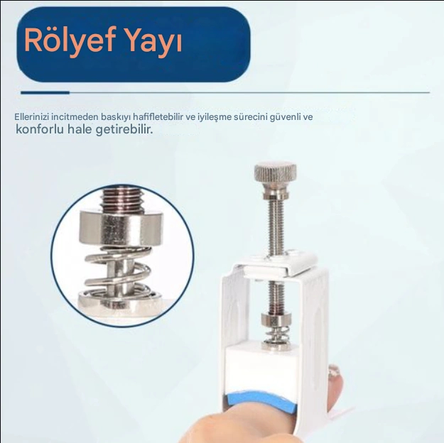 Parmak Ateli Normal Camber Ortopedik Parmak Duruş Düzeltme Yardımcı Parmak Atel Sabitleme