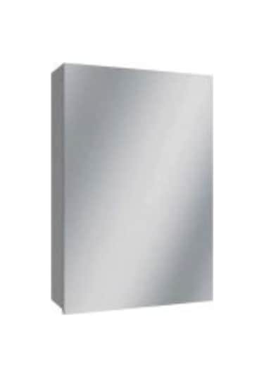 Tek Kapaklı Aynalı Banyo Dolabı Beyaz