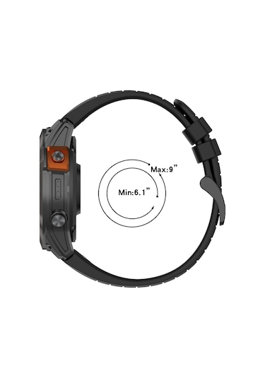 Sones Garmin Marq Athlete Gen 2 22mm Hızlı Açılan Silikon Saat Kordonu