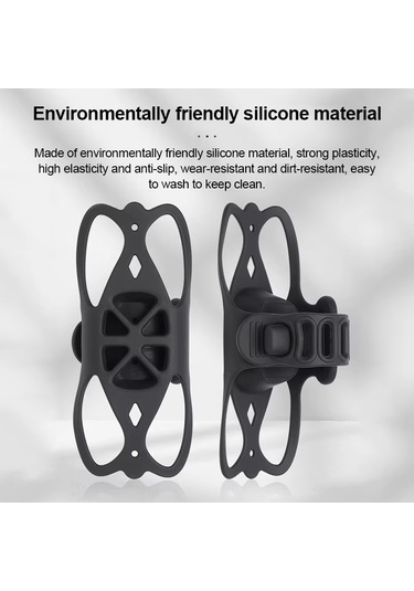 Sones Gub P9 Bisiklet Yusufçuk Şeklinde Silikon Telefon Tutucu Bej