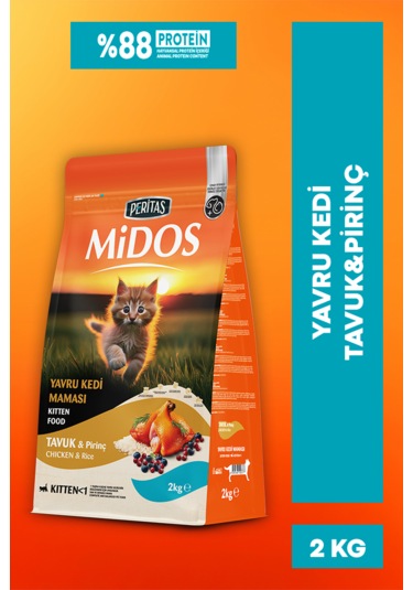 Tavuklu Yavru Kedi Maması - Büyüme 2 Kg