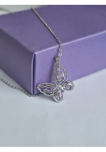 925 Ayar Kadın Gümüş Kolye 5 Gümüş