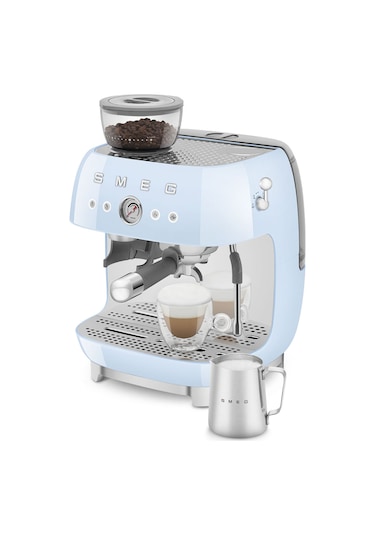 Smeg EGF03WHEU Manuel Öğütücülü Espresso Makinesi
