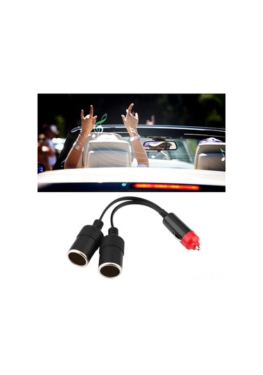 Geeroyoo Araç Sigara Çakmak Bölücü 2 Çıkışlı, 12-24v, 80w, Abs Kasa, Evrensel Uyumlu Araç, Kamyonet, Suv