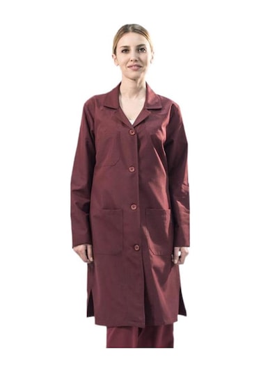 Şensel, Kadın Önlük, Bordo -94E515- Eczacı, Öğrenci, İş Önlüğü