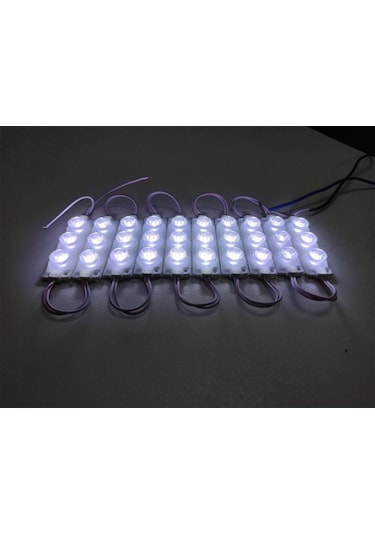 Replax Carub Camlı Parmak Led Lamba Beyaz 24 Volt Su Geçirmez 10'lu 3m