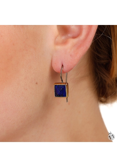 Mineral Takı Lapis Küpe