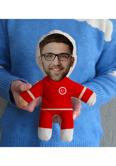 Bk Gift Kişiye Özel Fotoğraflı Ay-yıldız Formalı Bebek Yastık-1, Milli Takım, Bir Oluruz Yolunda