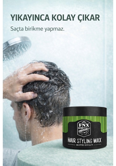 Fnx Barber Matte Effect Wax 150 Ml 4 Adet