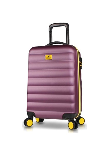 My Valice Colors Abs Küçük Kabin Boy Mürdüm Valiz Mürdüm