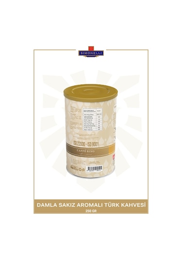 Caffe Rino Damla Sakızlı Türk Kahvesi 250 G
