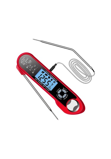 Dinosaurs Store Dijital Et Termometresi -kırmızı