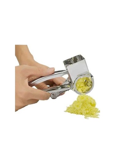 Primepickings Peynir Rendesi Döner Kaplı El Kranklı Çelik Parçalayıcı, 3-4 Delikli Diğer