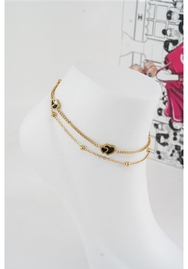 Kadın 316 L Kararmaz Anti Alerjenik Çelik Halhal Zy00016 - Gümüş