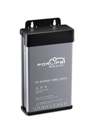 Forlife 33 Amper 12 Volt 400 Watt Yağmur Korumalı Led Trafosu