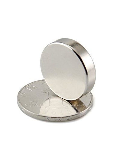 5 Adet Çap 25Mm X Kalınlık 5Mm Yuvarlak Güçlü Neodyum Mıknatıs