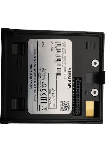 6se6400-0bp00-0aa1 Mıcromaster 4 Basıc Operator Panel 2.el