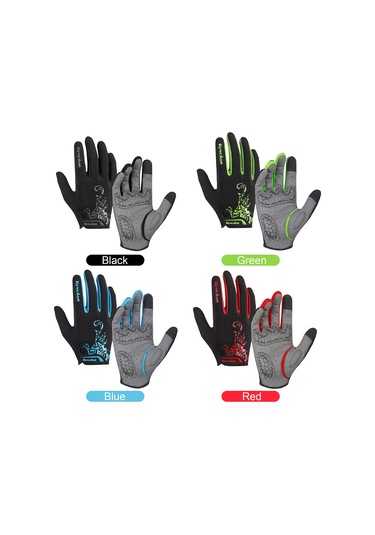 Ranyeek Bisiklet Eldiveni - Dokunmatik Uyumlu, Ter Emici, Darbeye Dayanıklı, Rahat Ve Havadar - Unisex Siyah S Siyah