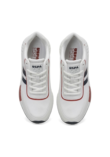 U.S. Polo Assn. 4M DRAGO 4FX Erkek  Beyaz Sneaker