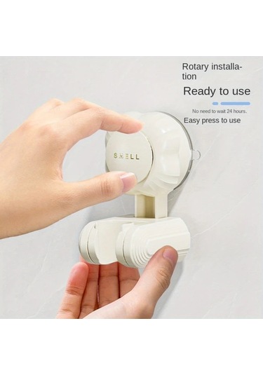 Chuangyinshop Pembe Deliksiz Duvara Monte Banyo Duş Başlığı Askısı Ayarlanabilir Pembe