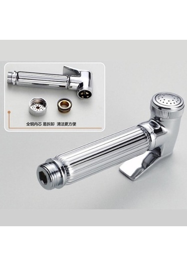 Trendooze Homyl Bakır Tuvalet Bide Püskürtücü Altın Duş Başlığı El Altın