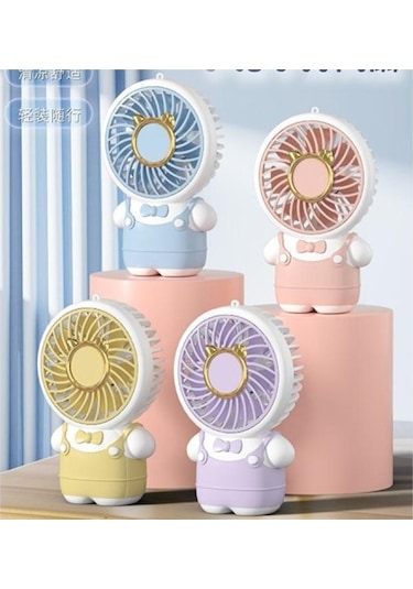 Şarjlı Masa Ve El Fan Taşınabilir Şarjlı Edilebilir Mini Fan
