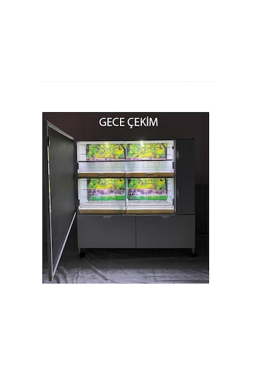 İstanbul Kafes Model M52d Pvc Kuş Dolabı
