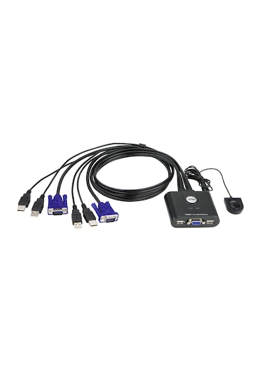 Aten Cs22U 2Port Usb Manual Kvm Switch 2Pc / 1 User Usb