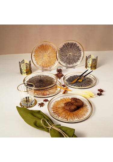 Fecra Mystic 6'lı Servis Tabağı Seti 21 Cm