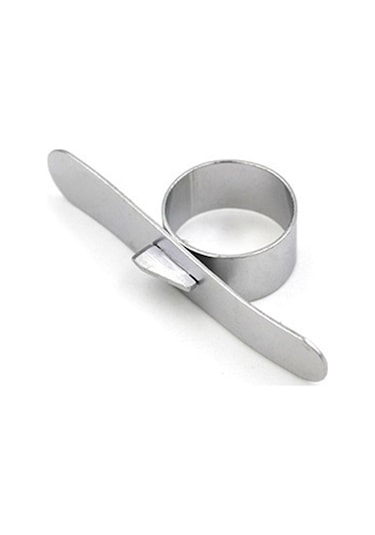 Paslanmaz Çelik Halka Açıcı Mutfak Aletleri Aletler Yaratıcı Aksesuarlar - Gümüş Çok Renkli