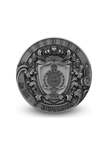 Agakulche Bushido Savaşçı Gümüş Sikke Coin