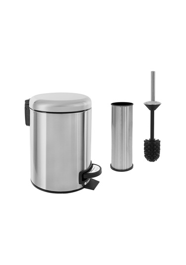 Siliwax Elit Ikili Banyo Seti - Anti-finger Krom