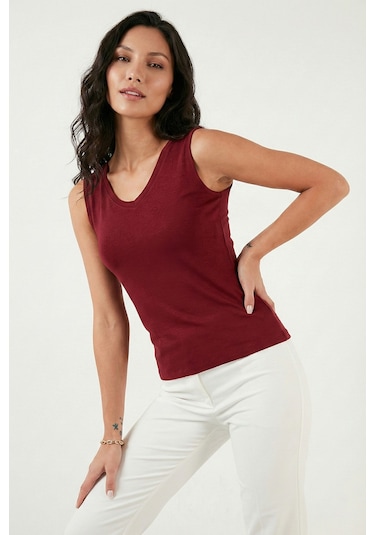 Lela Bayan Bluz 5864384 Bordo Bordo