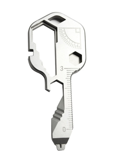 Çok Fonksiyonlu Anahtarlık Paslanmaz Çelik Anahtar Aracı Şişe Açacağı Tornavida Kordon K Puanlama Aracı Açacak & Tirbuşon 46465780 Gümüş