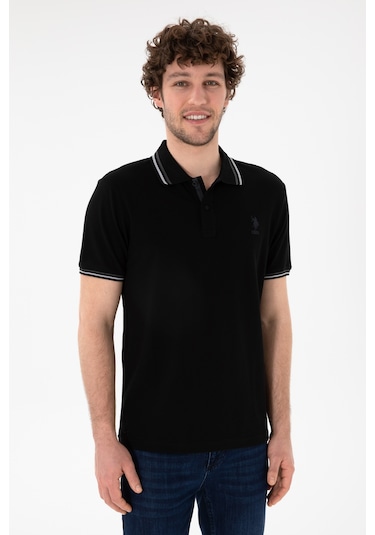 U.s. Polo Assn. Erkek Siyah Tişört Basic 50306011-vr046 Siyah
