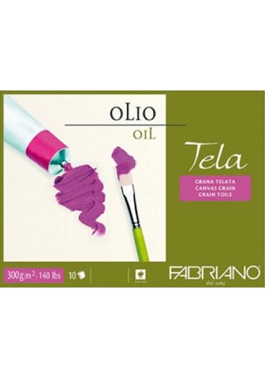 Fabriano Tela Yağlı Boya Blok - 10Yp - 24X32Cm - 300Gr