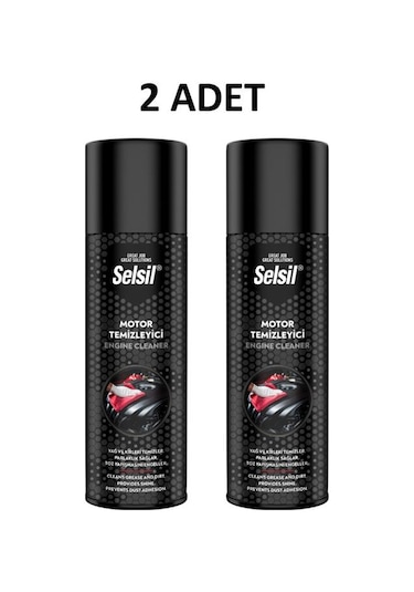 Selsil Susuz Motor Temizleme Spreyi 500ml 2 Adet