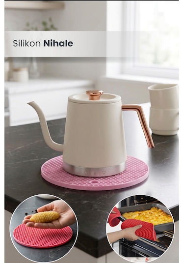 Home Silikon Nihale Petek Desenli Kalburabastı Kalıbı Çok Renkli